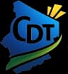 Logo CHADIA — carte du Tchad avec le monogramme CDT