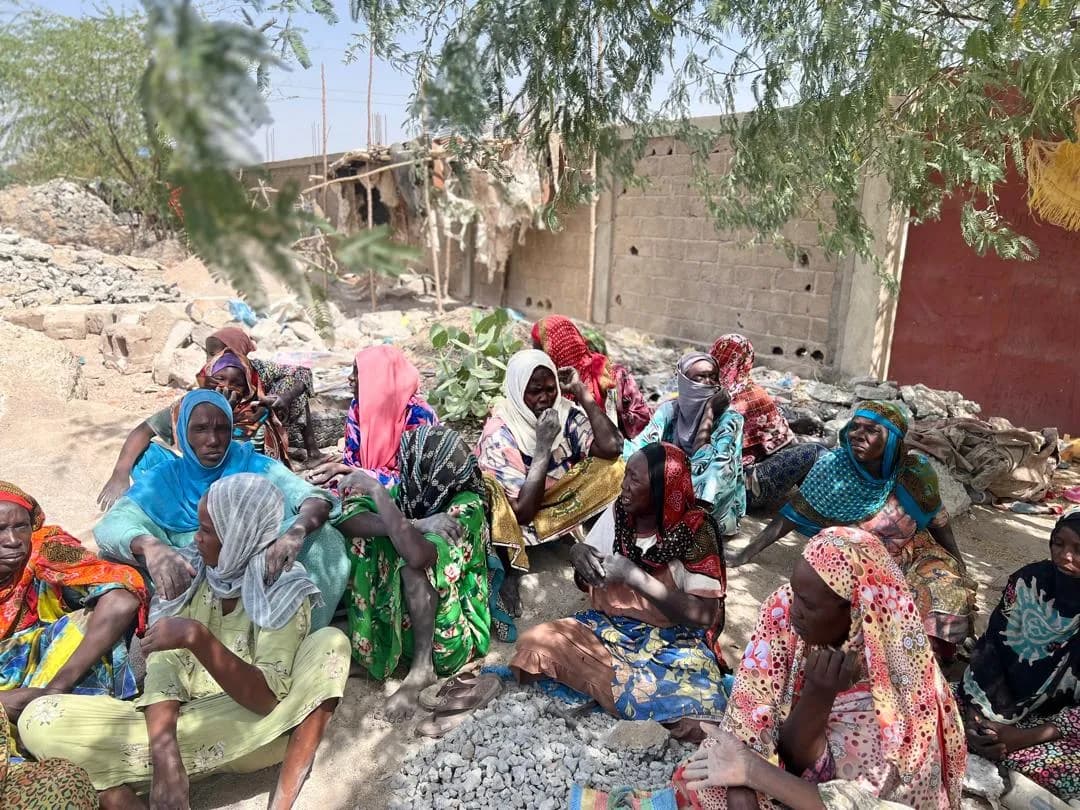 Groupe de femmes gravilloneuses bénéficiaires des AGR