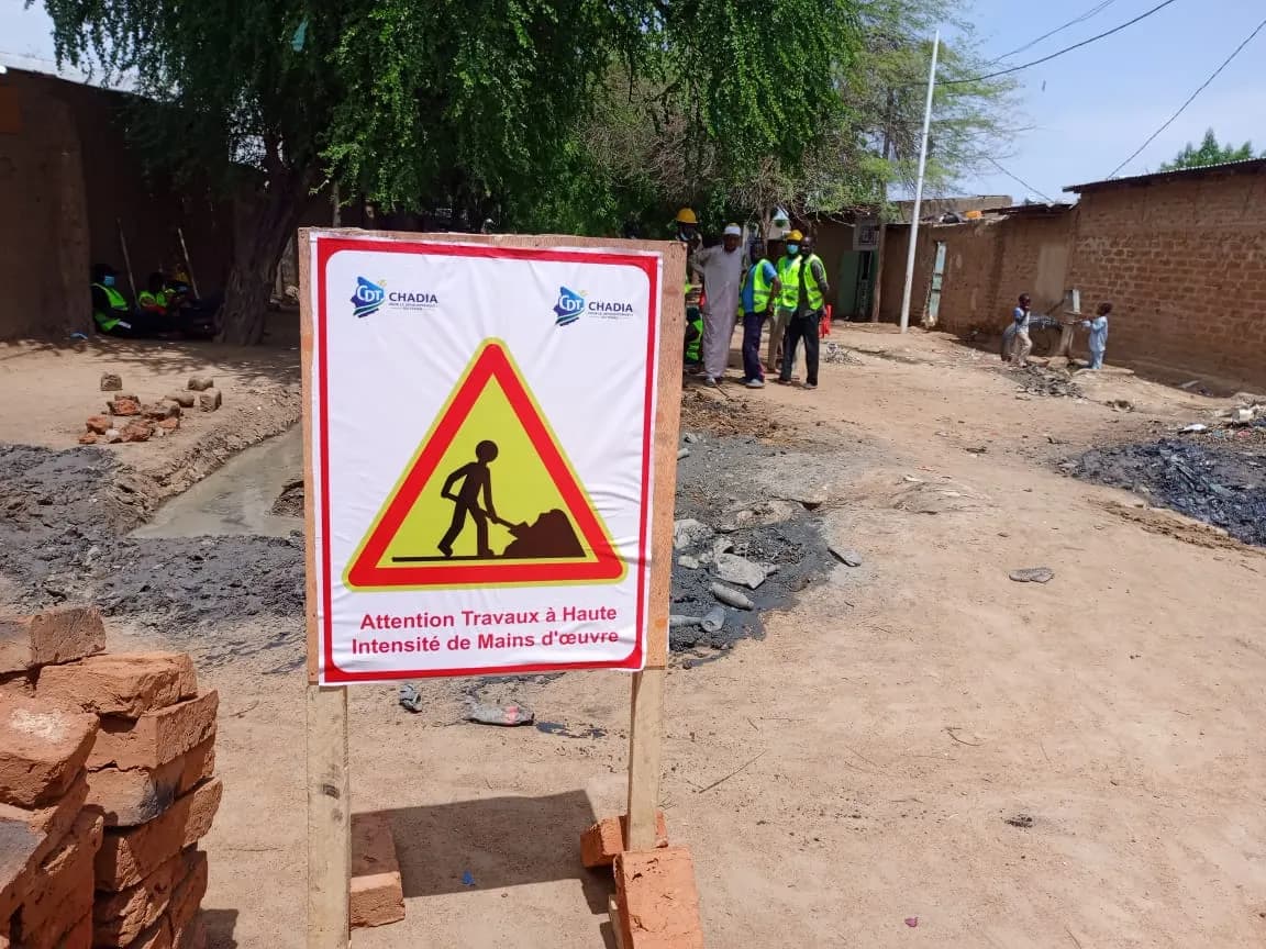 Signalisation du chantier — sécurité HIMO